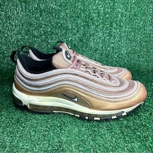 Nike Mens Air Max 97 Shoes Mens Size 10 Rose Gold Running Sneakers 921826-200